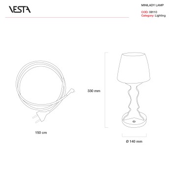 MINI LADY 08000 VESTA Lampe