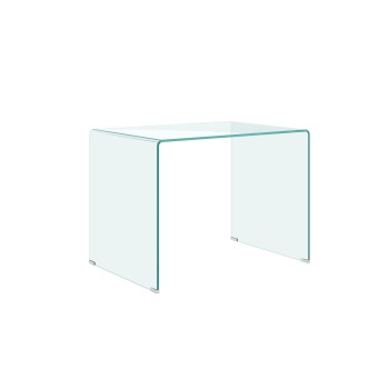 Glasartikel - Office Glassy Schreibtisch 100x60x75 mit geschlossenen Seiten