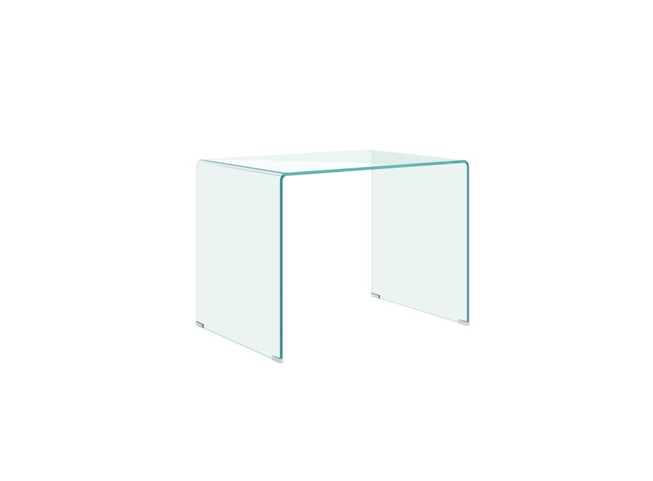 Glasartikel - Office Glassy Schreibtisch 100x60x75 mit geschlossenen Seiten