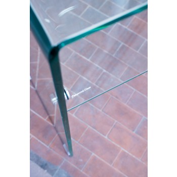 Glasartikel - Regal 120x40x80 mit transparentem Regal