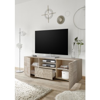 MIRO TV-Ständer 2 Türen / 1 Schublade 181x57x43 cm