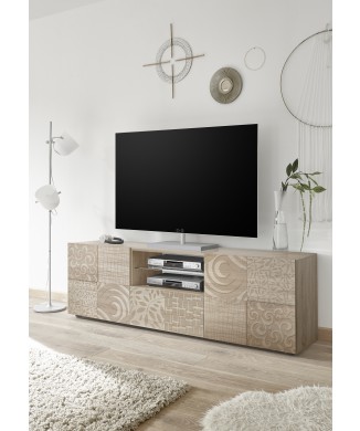 MIRO TV-Ständer 2 Türen / 1 Schublade 181x57x43 cm