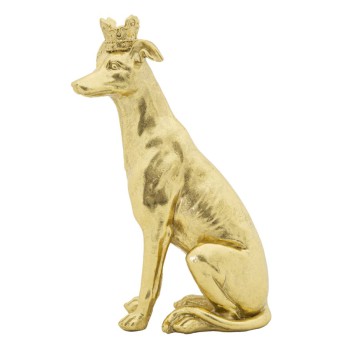 HUND MIT GOLDKRONE