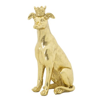 HUND MIT GOLDKRONE