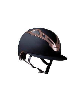 APEX CHR BLK MATT/ROSGOLD DAMENHELM