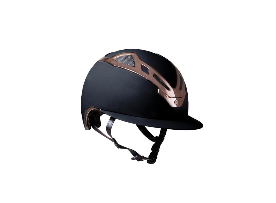 APEX CHR BLK MATT/ROSGOLD DAMENHELM