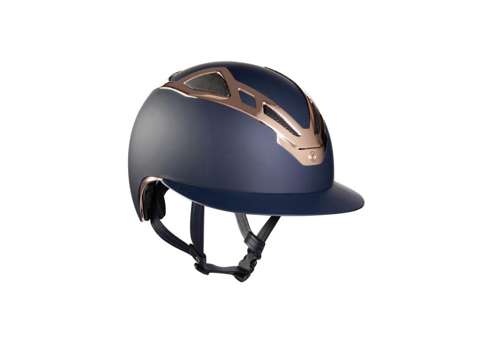 APEX CHROME LADY HELM MATT BLAU/ROSEGOLD