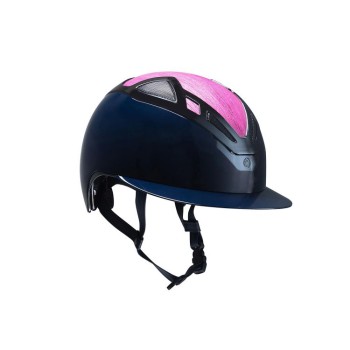 APEX WOOD LADY HELM BLAU NAVY GLÄNZEND ROSA