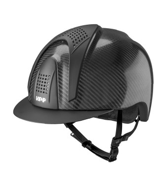 GLÄNZENDER SCHWARZER E-LIGHT CARBON-HELM MIT MATTSCHWARZEM VISIER UND 3 MATTSCHWARZEN EINSÄTZEN