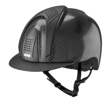 GLÄNZENDER SCHWARZER E-LIGHT CARBON-HELM MIT MATTSCHWARZEM VISIER UND 3 MATTSCHWARZEN EINSÄTZEN