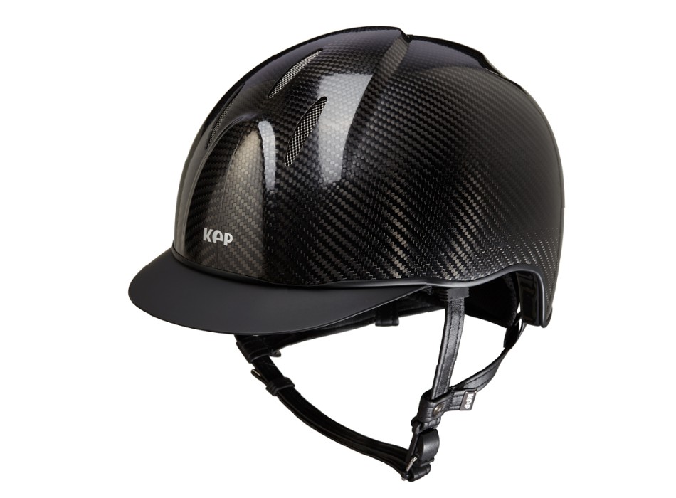 GLÄNZENDER SCHWARZER E-LIGHT-CARBON-HELM MIT MATTSCHWARZEM VISIER UND EDELSTAHLGITTER