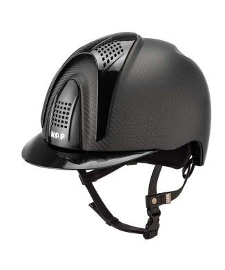 MATTSCHWARZER E-LIGHT CARBON-HELM MIT METALLSCHWARZEM VISIER UND 3 METALLSCHWARZEN EINSÄTZEN