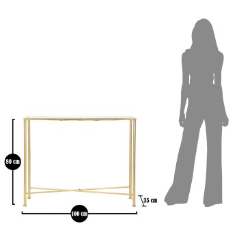 KONSOLE SCHMETTERLINGE GLAS