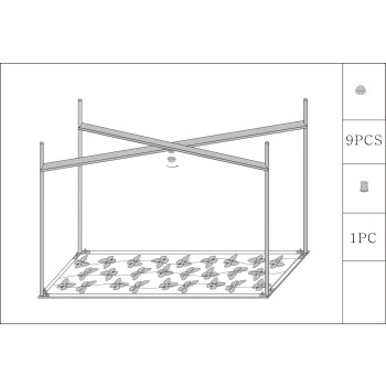 KONSOLE SCHMETTERLINGE GLAS