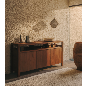 Sashi-Sideboard aus Massivholz LA FORMA