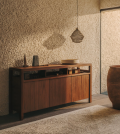 Sashi-Sideboard aus Massivholz LA FORMA