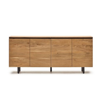 Uxue-Sideboard aus massivem Akazienholz, natürliches Finish