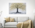 GEMALT AUF LEINWAND BAUM EINFACH -B-