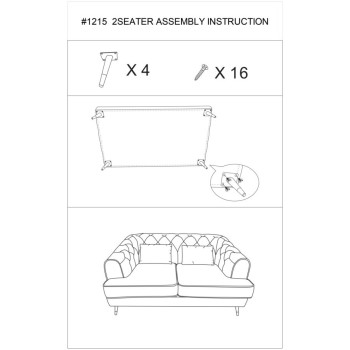 2-SITZER-SOFA PRAG