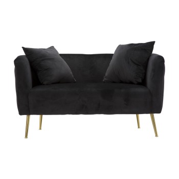 SCHWARZES BUKAREST-SOFA