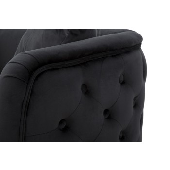 SCHWARZES BUKAREST-SOFA