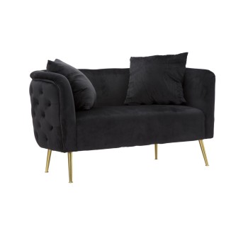 SCHWARZES BUKAREST-SOFA