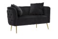 SCHWARZES BUKAREST-SOFA