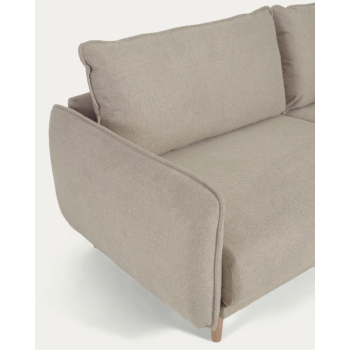 Carlota 3-Sitzer-Sofa in Beige, 213 cm