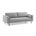 Debra 3-Sitzer hellgraues Sofa 222 cmggio grau