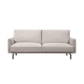 Beigefarbenes 3-Sitzer-Sofa Galene, 214 cm