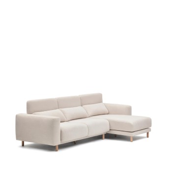 Divano Singa 3 posti con chaise longue destra