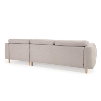 Divano Singa 3 posti con chaise longue destra