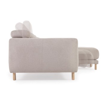 Divano Singa 3 posti con chaise longue destra