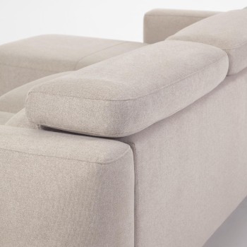 Divano Singa 3 posti con chaise longue sinistra