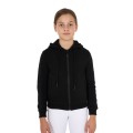 SWEATSHIRT MIT FULL ZIP FÜR MÄDCHEN UND FLEECE-INNENRAUM