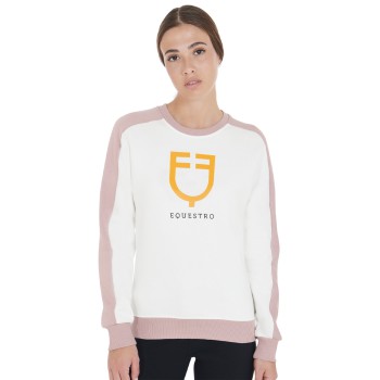 Damen-Sweatshirt mit Rundhalsausschnitt und Logo-Aufdruck