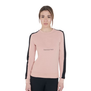 Damen-Sweatshirt mit Rundhalsausschnitt und Logo-Aufdruck