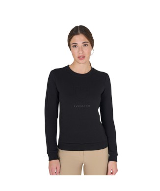 Damen-Sweatshirt mit Rundhalsausschnitt und Logo-Aufdruck