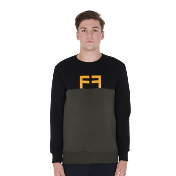 ZWEIFARBIGES SWEATSHIRT FÜR HERREN MIT RUNDHALS