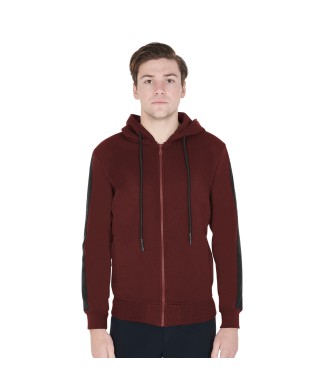 HERREN-SWEATSHIRT MIT KAPUZE UND REISSVERSCHLUSS VORNE