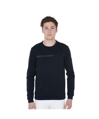 HERREN-INTERLOCK-RUNDHALS-SWEATSHIRT