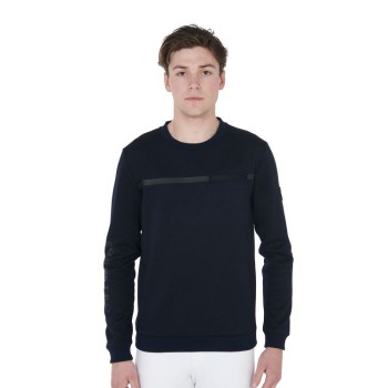 HERREN-INTERLOCK-RUNDHALS-SWEATSHIRT