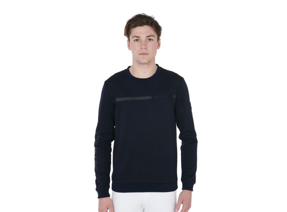 HERREN-INTERLOCK-RUNDHALS-SWEATSHIRT