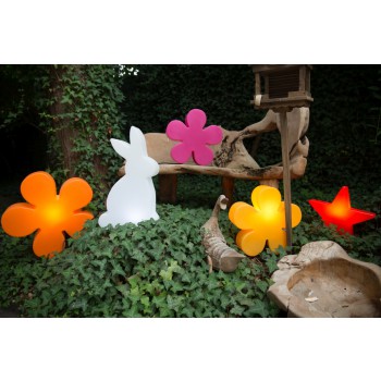 Leuchtende Blume 40 cm 32404W 8 Seasons Design