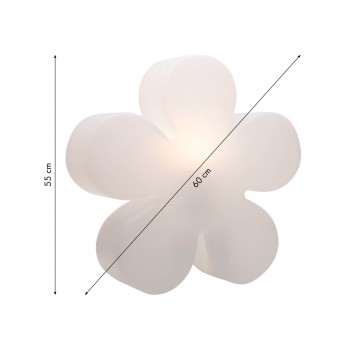 Leuchtende Blume 40 cm 32404W 8 Seasons Design