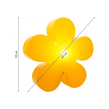 Leuchtende Blume 40 cm 32404W 8 Seasons Design