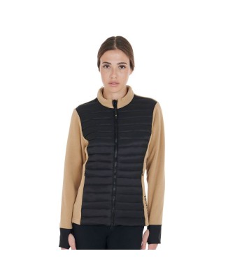 SLIM FIT BI-MATERIAL DAUNENJACKE FÜR DAMEN