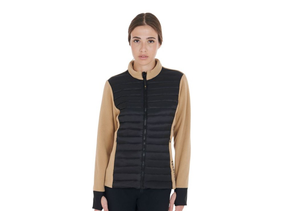 SLIM FIT BI-MATERIAL DAUNENJACKE FÜR DAMEN