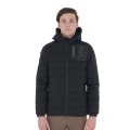 HERREN-DAUNENJACKE AUS STRETCHSTOFF MIT SILIKON-PATCH