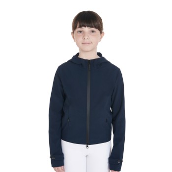 SLIM FIT KINDER-SOFTSHELLJACKE AUS TECHNISCHEM STOFF